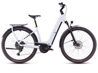 Cube Kathmandu Hybrid ONE polarwhite´n´black 2025 Easy Entry - RH 54 cm