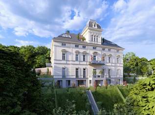 WIENTALBLICK | helle Wohnung in der historischen Villa mit 4,4m Raumhöhe & Blick auf Linde | sanierungsbedürftig | Balkon geplant + Gartenoption |, 1100000 €, Immobilien-Wohnungen in 1130 Hietzing