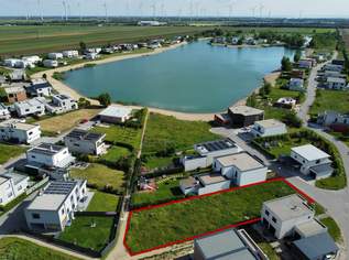Provisionsfreies Eigentum-Grundstück am See! Vom Traum zur Realität! Urlaubsflair das ganze Jahr! Doppelhausparzelle mit Planung + Baubewilligung., 159000 €, Immobilien-Grund und Boden in 7111 Parndorf