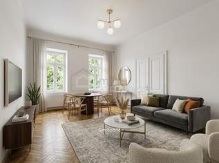 ALTBAU in Hofruhelage! 3-Zimmer-Wohnung in 1050 Wien – Vollsaniert, zentral und stilvoll!, 380000 €, Immobilien-Wohnungen in 1050 Margareten