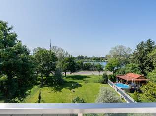 Stilvolle Luxus- Mietwohnung mit Donau- Blick und großzügiger Terrasse!, 3100 €, Immobilien-Wohnungen in 1210 Floridsdorf