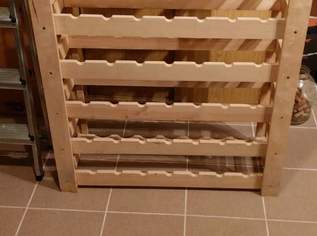 Weinregal aus Holz, 0 €, Marktplatz-Genuss & Kulinarik in 2560 Berndorf Weinregal aus Holz, 0 €, Marktplatz-Genuss & Kulinarik in 2560 Berndorf