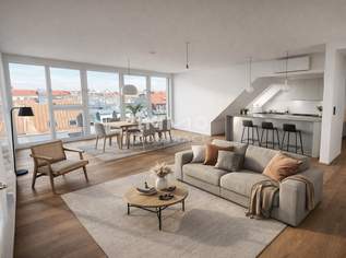Licht.Raum.Lage.Exklusive Maisonette mit Terrasse in der Arndtstraße 50, 1095000 €, Immobilien-Wohnungen in 1120 Meidling
