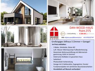 TRAUMHÄUSER FÜR´S LEBEN IN DER STEIERMARK, BURGENLAND UND KÄRNTEN BEZUGSFERTIG MIT GARAGE! (Provisionsfrei), 435747 €, Immobilien-Häuser in 7540 Gemeinde Güssing