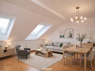 Charmante Dachgeschosswohnung mit Balkon und Lift in ausgezeichneter Lage, 230000 €, Immobilien-Wohnungen in 1140 Penzing