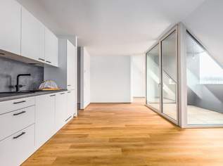 ERSTBEZUG - Helle 2-Zimmer-Dachgeschoßwohnung mit Loggia, 1228.99 €, Immobilien-Wohnungen in Oberösterreich