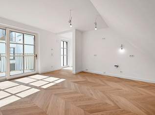 THE FUSION! Exklusiver 2-Zimmer-Dachgeschoß-Erstbezug, 575000 €, Immobilien-Wohnungen in 1040 Wieden