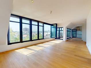Lichtdurchflutete Dachgeschoßwohnung mit atemberaubenden Ausblick, 1849000 €, Immobilien-Wohnungen in 1060 Mariahilf