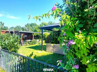 Mobilheim mit Terrasse auf Doppelparzelle, 23000 €, Immobilien-Grund und Boden in 7161 Sankt Andrä am Zicksee