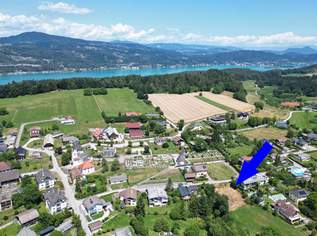 Sonniges Baugrundstück mit Blick auf die Karawanken, 160000 €, Immobilien-Grund und Boden in 9535 Schiefling am Wörthersee