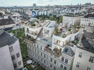 Direkt am Naschmarkt, 2-Zimmer Erstbezug mit 7 m² Loggia, 1080000 €, Immobilien-Wohnungen in 1040 Wieden