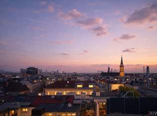 360° CITY VIEW - STYLISCHE DACHGESCHOSSMAISONETTE MIT TERRASSE UND DACHTERRASSE NÄHE 1.BEZIRK / WIEN MITTE / U3 / U4 / ROCHUSMARKT / URANIA, 1079000 €, Immobilien-Wohnungen in 1030 Landstraße