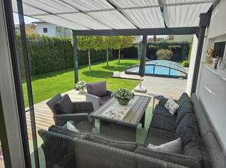 Neuwertige Doppelhaushälfte mit Gartenparadies, Pool, Sauna, im Villenviertel beim Wasserwald, 735000 €, Immobilien-Häuser in Oberösterreich Neuwertige Doppelhaushälfte mit Gartenparadies, Pool, Sauna, im Villenviertel beim Wasserwald, 735000 €, Immobilien-Häuser in Oberösterreich