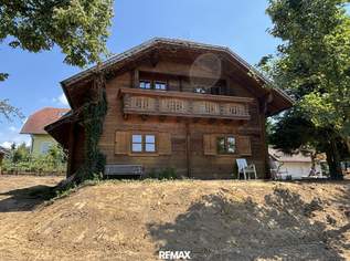 Charmantes Holzblockhaus (Wunsch-Haus) in idyllischer Natur- und Aussichtslage in Bubing, 319000 €, Immobilien-Häuser in 4782 St. Florian am Inn