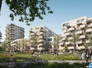Wohnen nahe der Alten Donau | Moderner 1-Zimmer-Erstbezug, 1010.02 €, Immobilien-Wohnungen in 1220 Donaustadt