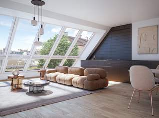 THE TEMPTATION - Große Maisonette Wohnung mit Terasse & Balkon - 3 Zimmer, 1296300 €, Immobilien-Wohnungen in 1180 Währing