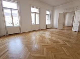 MÖLLWALDPLATZ, U1-Nähe, 133 m2 Altbau mit Loggia, 3 Zimmer, Extraküche, 2 Loggia, Wannenbad, Parketten, 1. Liftstock, 2380.15 €, Immobilien-Wohnungen in 1040 Wieden