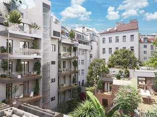 GROHGASSE 10 | großzügige 2-Zimmer Altbauwohnung mit innenhofseitigem Balkon | Erstbezug nach Sanierung, 625000 €, Immobilien-Wohnungen in 1050 Margareten