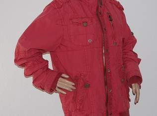 *NEUWERTIG* ~ KHUJO Genuine Rot in Gr. XL ~ Damen Sport Herbst-Winterjacke mit integrierter Kapuze