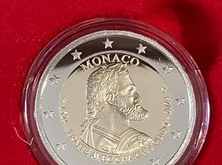 2 Euro Monaco 2024 - 500 Jahre Vertrag von Burgos - Karl V., 320 €, Marktplatz-Sammlungen & Haushaltsauflösungen in 2421 Gemeinde Kittsee