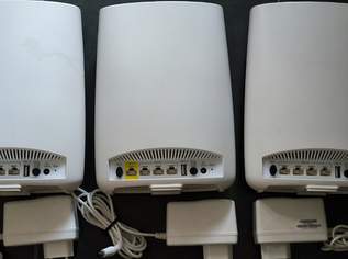 Netgear Orbi 1Gb Router RBR50 + 2Stk. RBS50 Satelliten WLAN 2.4GHz 5GHz Access Points