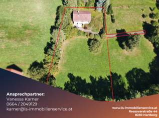 Alleinlage – Ruhe pur!! Gepflegtes Haus mit Ferienhauscharakter und großem Grundstück, 290000 €, Immobilien-Häuser in 8234 Rohrbach an der Lafnitz