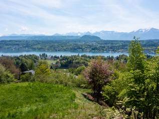 Seeblick-Grundstück in exklusiver Aussichtslage über Velden, 750000 €, Immobilien-Grund und Boden in 9220 Sonnental
