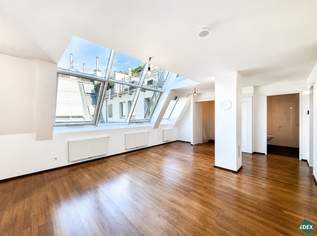 Exklusive DG-Maisonette mit Terrasse und spektakulärem Weitblick über Wien, 3490 €, Immobilien-Wohnungen in 1010 Innere Stadt