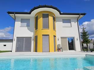 Hochwertiges Niedrig-Energie-Einfamilienhaus mit eigenem Salzwasser-Pool?, 887000 €, Immobilien-Häuser in 2491 Neufeld an der Leitha Hochwertiges Niedrig-Energie-Einfamilienhaus mit eigenem Salzwasser-Pool?, 887000 €, Immobilien-Häuser in 2491 Neufeld an der Leitha