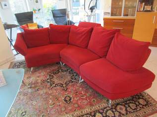 elegante rote Sitzgarnitur von ROLF BENZ 222, edel und bester Zustand, 450 €, Haus, Bau, Garten-Möbel & Sanitär in 2301 Gemeinde Groß-Enzersdorf