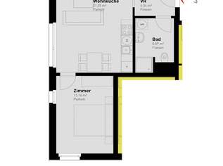 Bertha-von-Suttner-Gasse 6, 1220 Wien / I3, 899.99 €, Immobilien-Wohnungen in 1220 Donaustadt