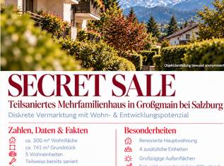 Teilsaniertes Mehrfamilienhaus bietet attraktive Möglichkeiten in Hinterreit, 1450000 €, Immobilien-Häuser in 5084 Großgmain Teilsaniertes Mehrfamilienhaus bietet attraktive Möglichkeiten in Hinterreit, 1450000 €, Immobilien-Häuser in 5084 Großgmain