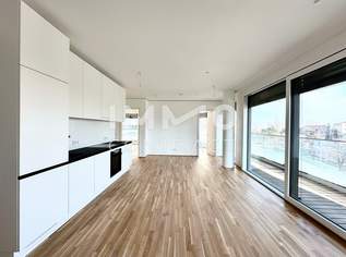 Erstbezug 3-Zimmer Traumwohnung direkt am Wasser! U1 Donauinsel vor der Türe!, 2270.01 €, Immobilien-Wohnungen in 1220 Donaustadt
