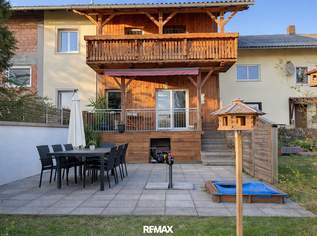 Schönes, geräumiges Reihenhaus (Wohnungseigentum) in ruhiger und idyllischer Grünlage nahe Zentrum, 261000 €, Immobilien-Wohnungen in 4774 Sankt Marienkirchen bei Schärding