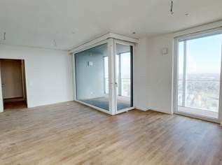 Erstbezug – TOWER HOMES mit Rooftop Pool & Sauna bei U1 Kagran, 1985 €, Immobilien-Wohnungen in 1220 Donaustadt