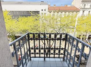 Klassisch-schönes ALTBAU- Büro mit BALKON zur Mariahilfer Straße in unmittelbarer U3-Nähe, 3660.24 €, Immobilien-Gewerbeobjekte in 1060 Mariahilf