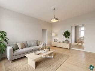 Anlegerobjekt nahe Augarten – 3-Zimmer-Altbau mit Entwicklungspotenzial, 189000 €, Immobilien-Wohnungen in 1200 Brigittenau