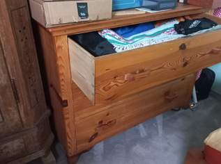 hist. Kiefern- Kommode, Schubläden hist. Kiefern- Kommode, Schubläden