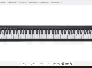 M-Audio Keystation 88 MK3 - USB-MIDI Controller + Thomann Stage Piano Tasche L