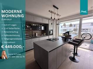 Moderne 3-Zimmer Wohnung mit Loggia und Tiefgaragenstellplatz!, 449000 €, Immobilien-Wohnungen in 2351 Gemeinde Wiener Neudorf