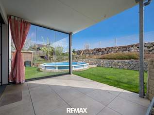 Barrierefreie Gartenwohnung mit DAN-Küche, Terrasse, Pool und zwei Parkplätzen in sonniger Ruhelage!, 440000 €, Immobilien-Wohnungen in 4522 Sierning