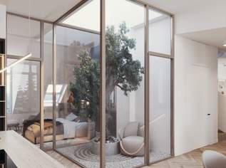 Luxuriöse ATRIUM Penthouse in Hietzing 1130bz – Exklusiv Wohnen auf 225m2 // 5 ZIMMER, 2599000 €, Immobilien-Wohnungen in 1130 Hietzing