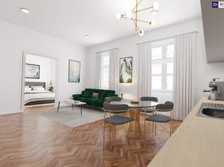 Familienglück im Altbau mit Loggia + Erstbezug nach Sanierung + tolle Infrastruktur + ruhige Wohngegend, 449000 €, Immobilien-Wohnungen in 1200 Brigittenau