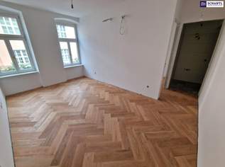 Revitalisiertes Altbaujuwel – alles, was das Herz begehrt! 3-Zimmer-Wohnung mit Klimaanlage, Terrasse, Luftwärmepumpe & edler Ausstattung mit Fischgrätparkett – überzeugen Sie sich selbst, 409000 €, Immobilien-Wohnungen in 1160 Ottakring