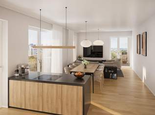 "Preisreduktion-Topangebot" Exklusive Dachgeschosswohnung-Erstbezug - inkl. Tiefgaragenplatz in Linz - Provisionsfrei!, 555000 €, Immobilien-Wohnungen in Oberösterreich