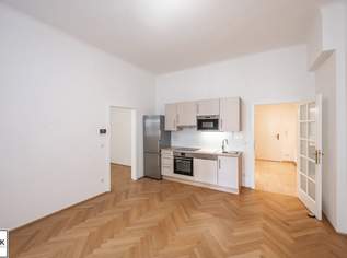Wohnen im Ersten! Stilvoll sanierte Altbauwohnung für Singles & Pärchen in bester Innenstadtlage – ab sofort, 1445.2 €, Immobilien-Wohnungen in 1010 Innere Stadt