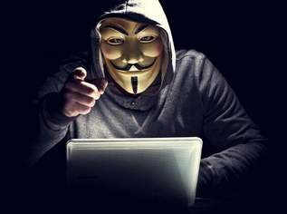 Verkleidung / Maske ANONYMUS