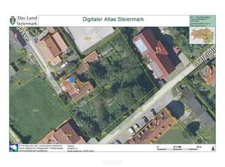Großzügiges Baugrundstück Widmung SG-WA 0,3-0,8 mit Bestandsgebäude in Frohnleiten, 370000 €, Immobilien-Häuser in 8130 Frohnleiten