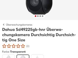 Dahua PTZ Überwachungskamera, 250 €, Marktplatz-Kameras & TV & Multimedia in 1090 Alsergrund
