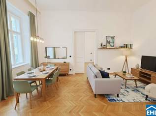 Wiener Eleganz trifft modernes Interieur: Hofseitige 2 Zimmerwohnung im 4. Bezirk, 395000 €, Immobilien-Wohnungen in 1040 Wieden